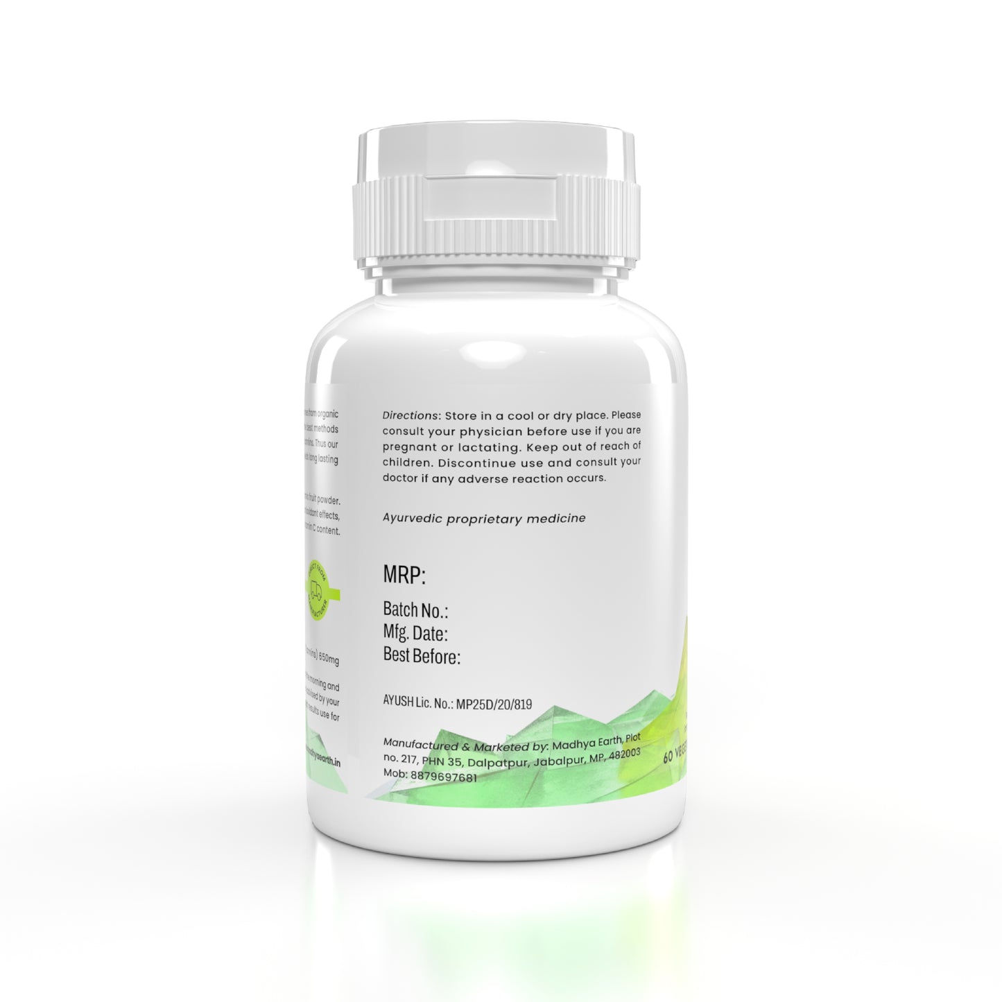 AMLA EXTRACT CAPSULE | 650mg | 60 Veg Capsules